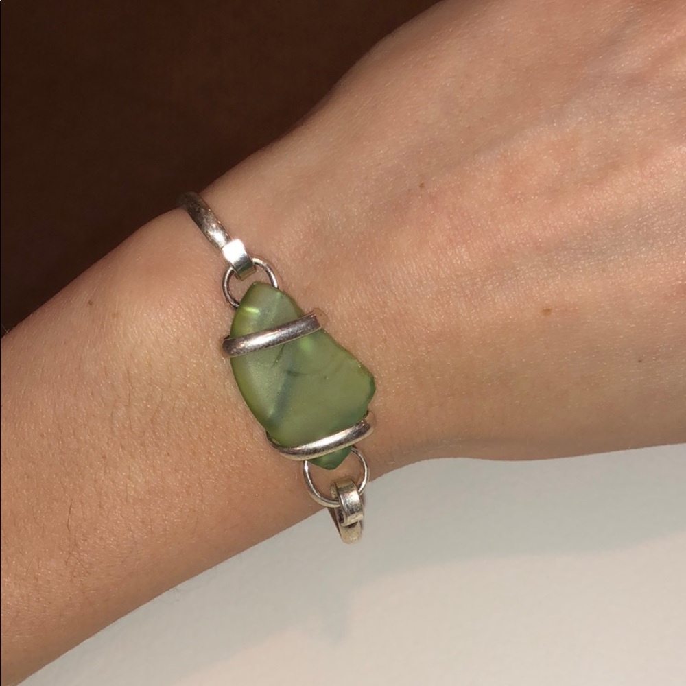 Handmade Sea Glass Bracelet